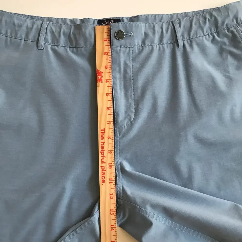 Faherty Brand All Day Shorts Weathered Blue Size 40 EUC Beach Cruise Vacation